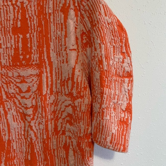 Anthropologie Maeve Bosca Puff
Sleeve Sweater Tee Wood Grain Orange - Picture 5 of 7